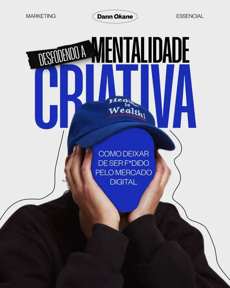 Mentalidade Criativa editorial poster